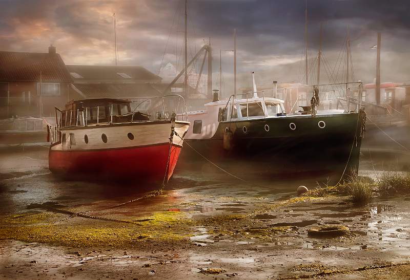 Colour Group Cup (Pictorial) - Foggy Dawn at Woodbridge by Brian Beaney FRPS.jpg - Colour Group Cup (Pictorial) - Foggy Dawn at Woodbridge by Brian Beaney FRPS